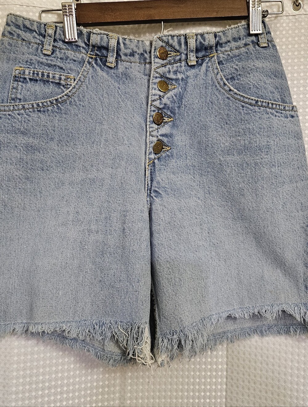 Georges Marciano For Guess Vintage Cutoff Frayed Shorts W/ Button Closure 31